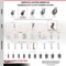 Service Caster 2 Inch Thermoplastic Wheel 5/16 Threaded Stem Caster Set with Brakes, 4PK SCC-TS05S210-TPRS-SLB-5161815-4 - alternate 2